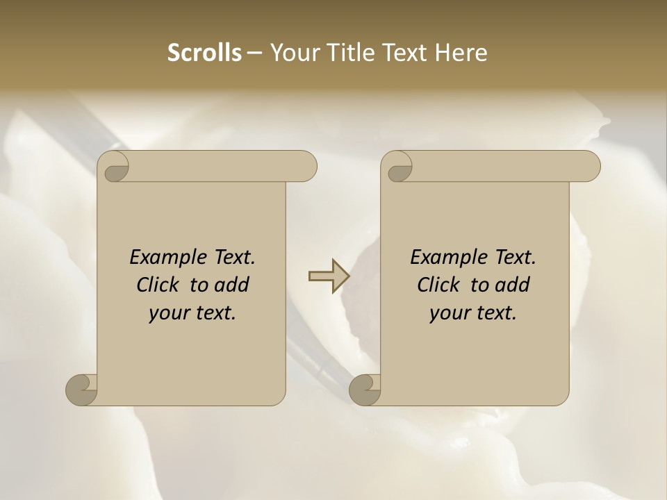 Plate Gourmet Vegetables PowerPoint Template