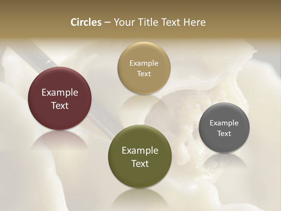 Plate Gourmet Vegetables PowerPoint Template