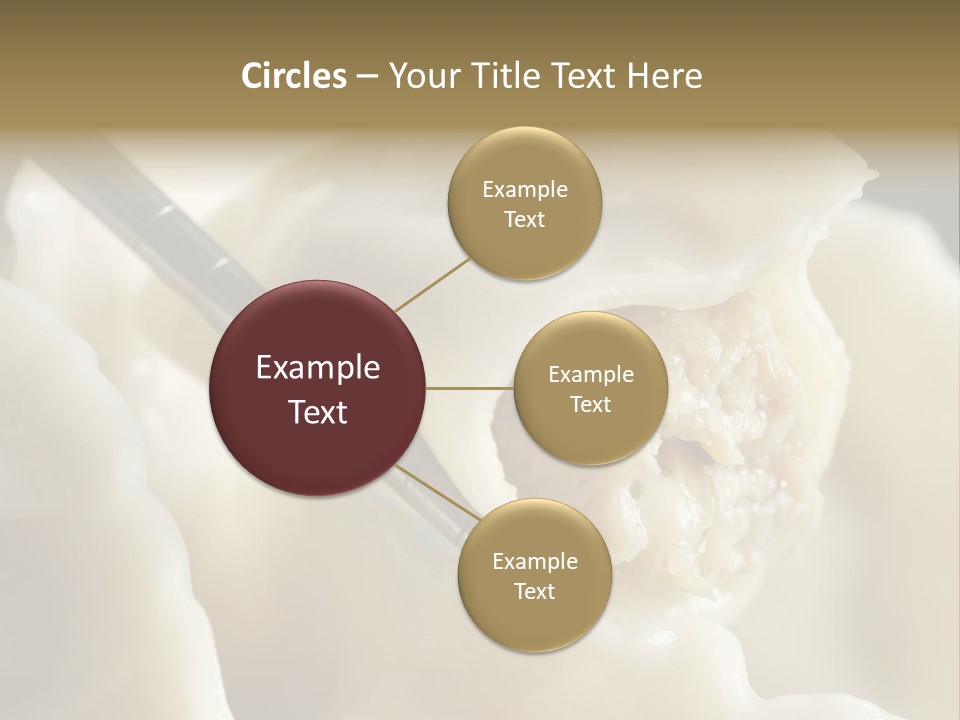 Plate Gourmet Vegetables PowerPoint Template