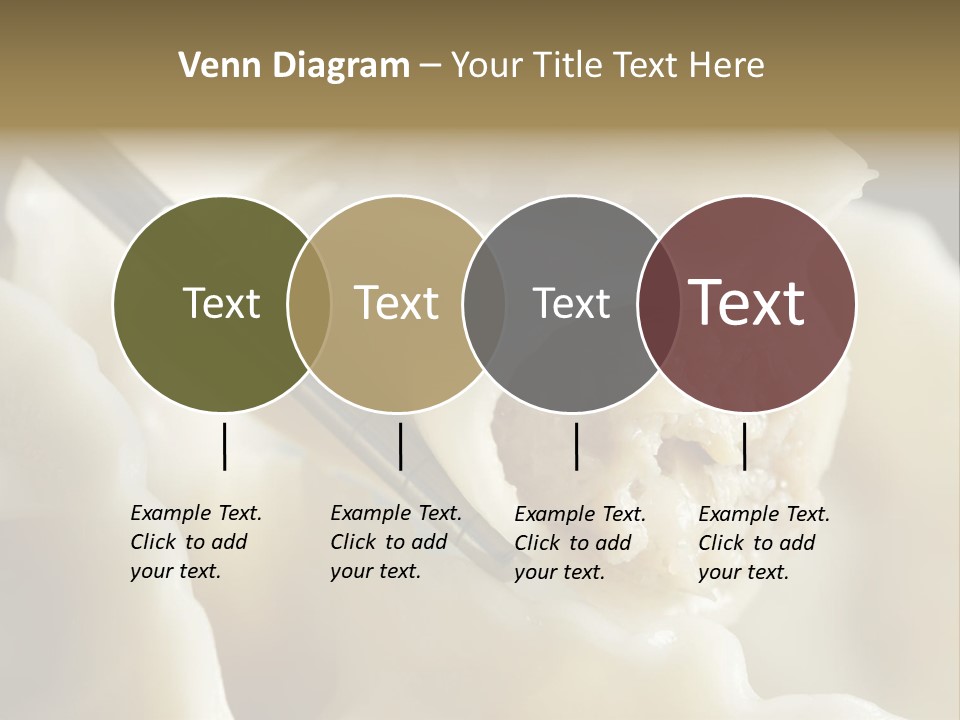 Plate Gourmet Vegetables PowerPoint Template