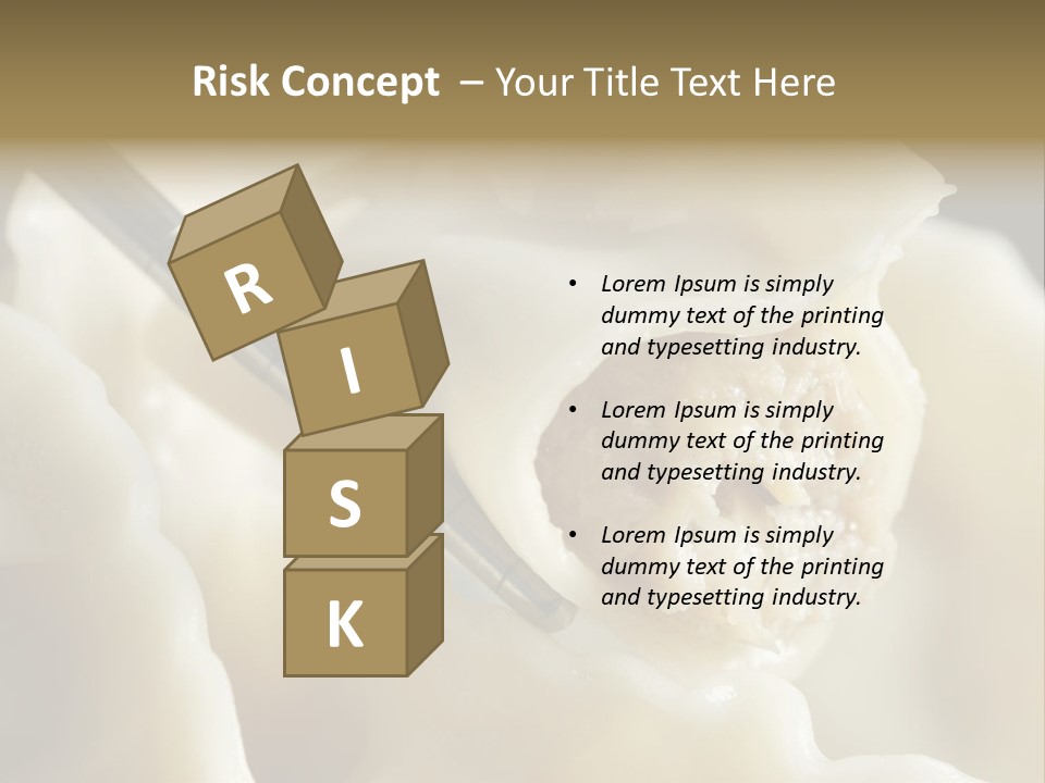 Plate Gourmet Vegetables PowerPoint Template