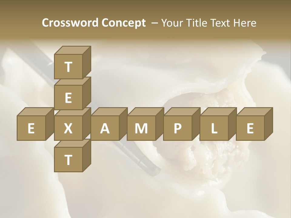 Plate Gourmet Vegetables PowerPoint Template