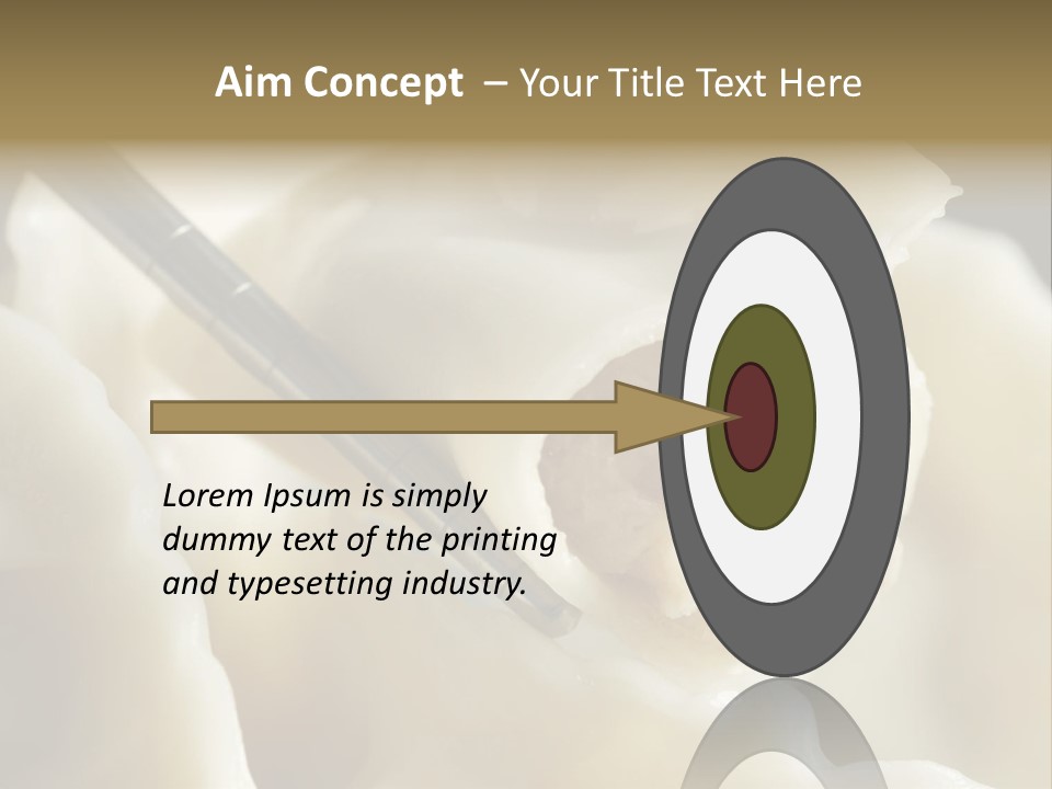 Plate Gourmet Vegetables PowerPoint Template
