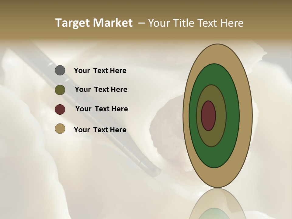 Plate Gourmet Vegetables PowerPoint Template