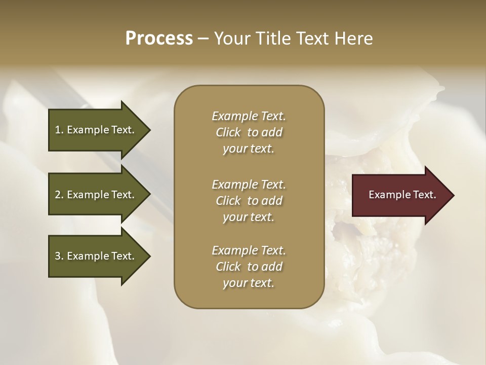 Plate Gourmet Vegetables PowerPoint Template
