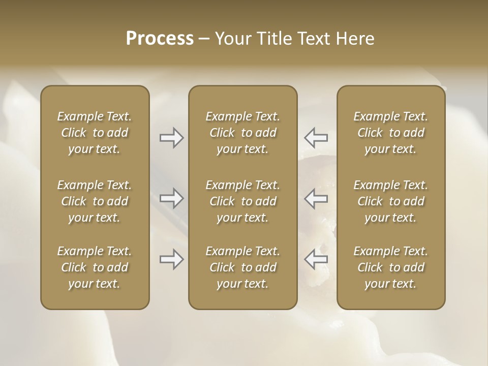 Plate Gourmet Vegetables PowerPoint Template