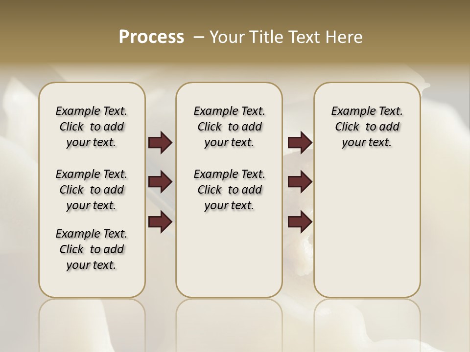 Plate Gourmet Vegetables PowerPoint Template