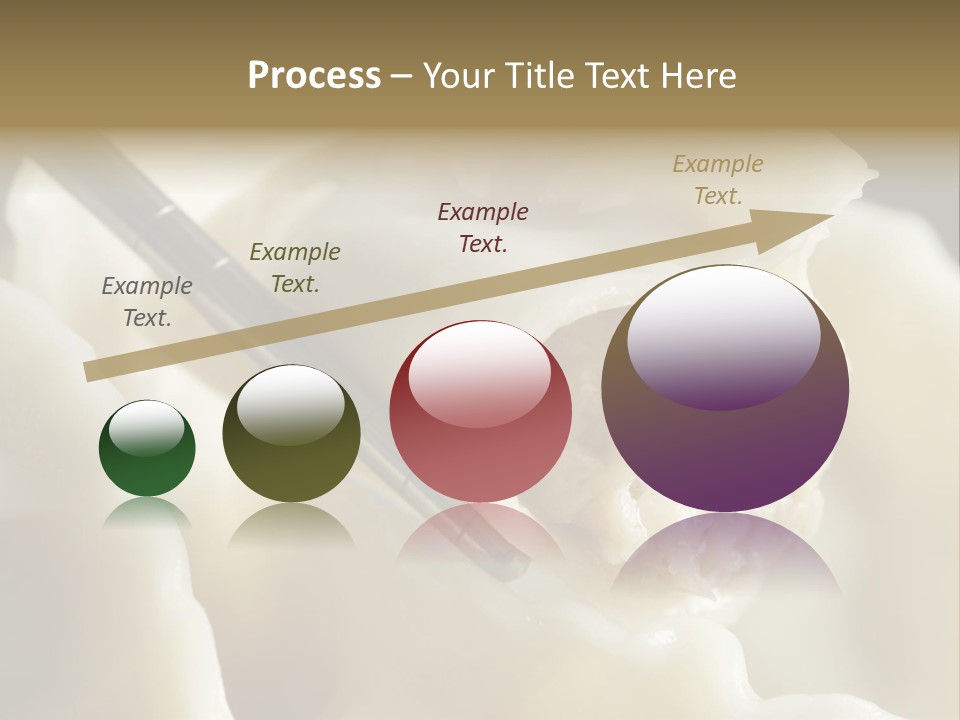 Plate Gourmet Vegetables PowerPoint Template