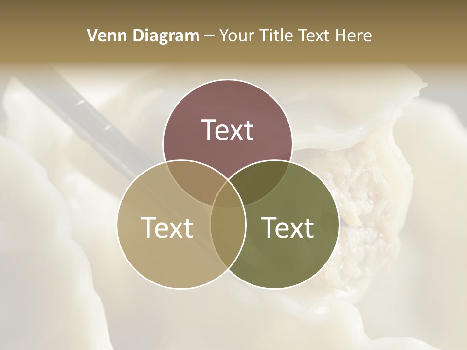 Plate Gourmet Vegetables PowerPoint Template