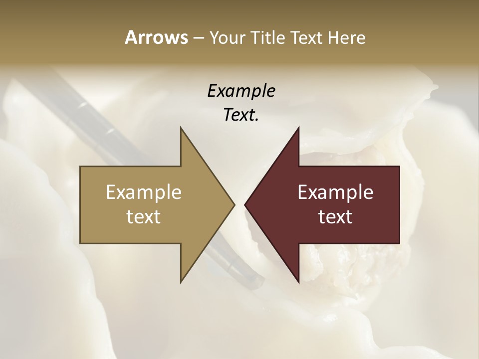 Plate Gourmet Vegetables PowerPoint Template