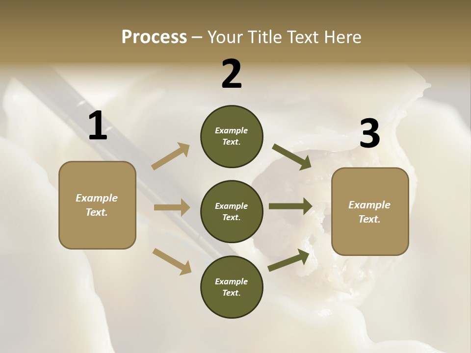 Plate Gourmet Vegetables PowerPoint Template