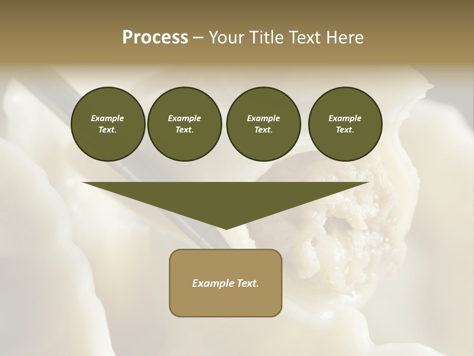 Plate Gourmet Vegetables PowerPoint Template