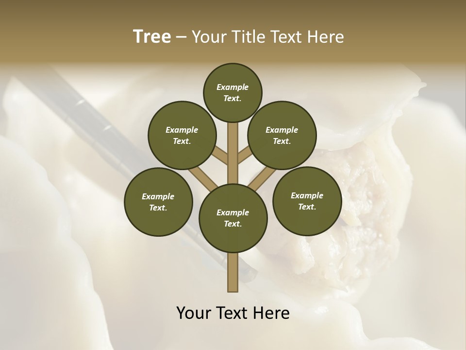 Plate Gourmet Vegetables PowerPoint Template