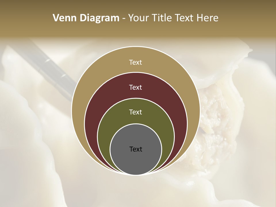 Plate Gourmet Vegetables PowerPoint Template