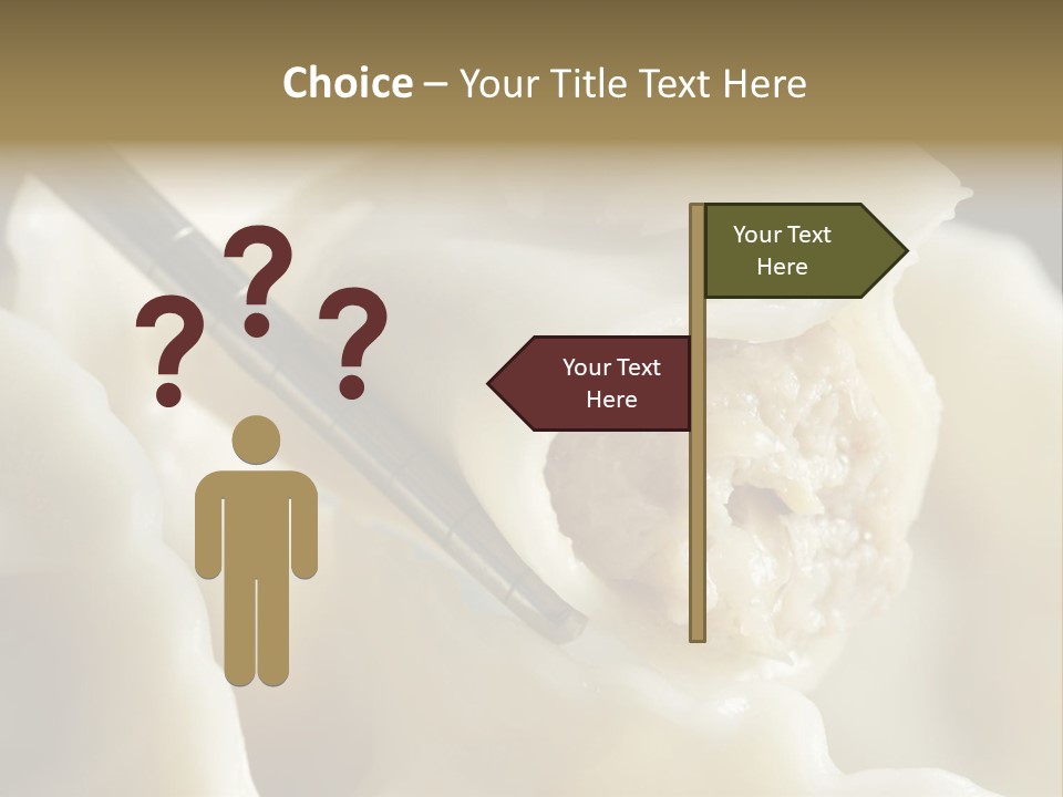 Plate Gourmet Vegetables PowerPoint Template