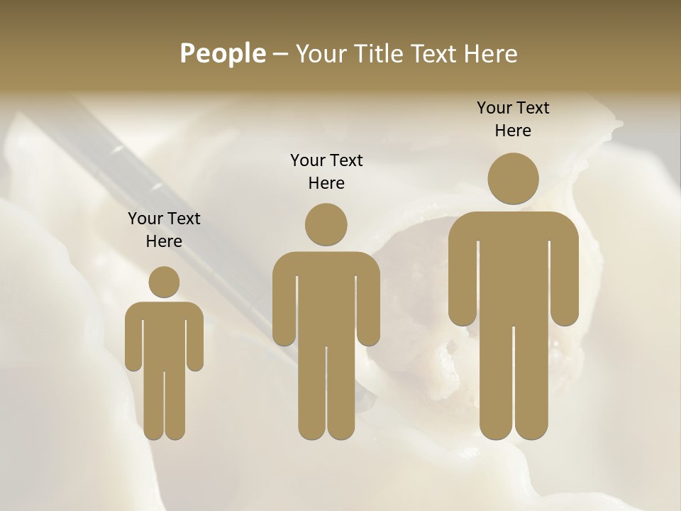 Plate Gourmet Vegetables PowerPoint Template