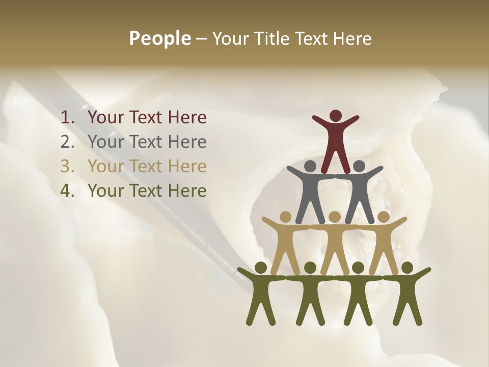 Plate Gourmet Vegetables PowerPoint Template