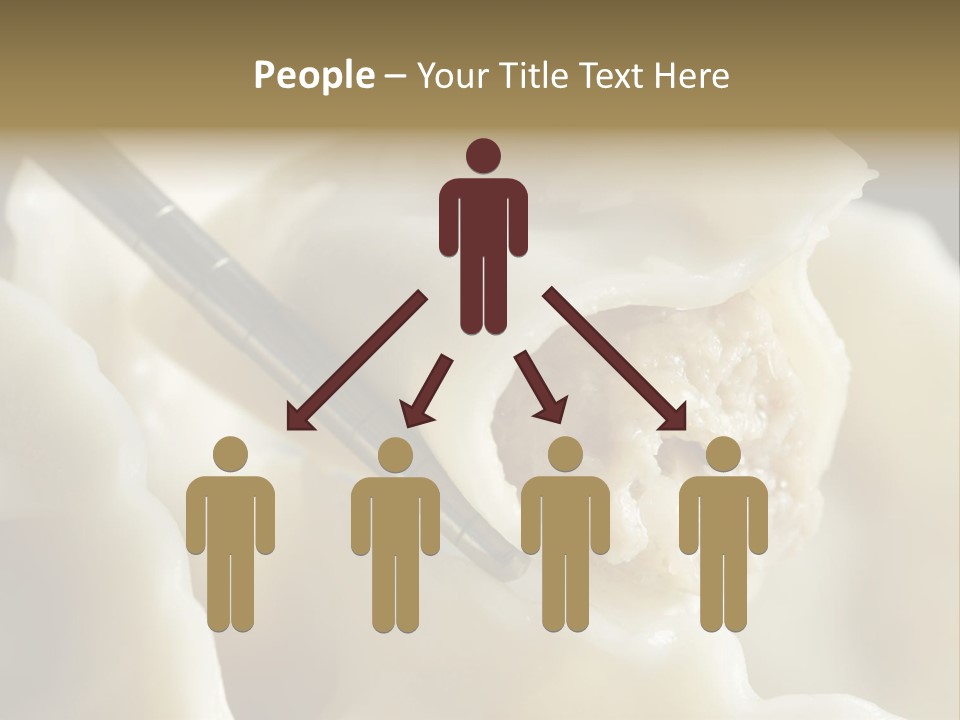 Plate Gourmet Vegetables PowerPoint Template