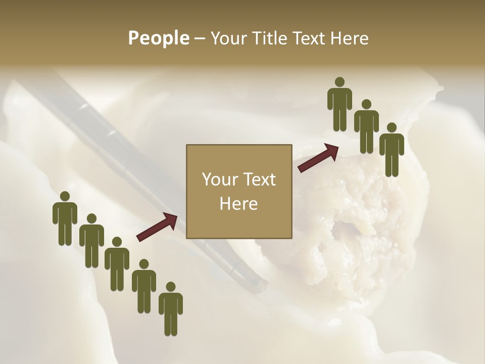 Plate Gourmet Vegetables PowerPoint Template