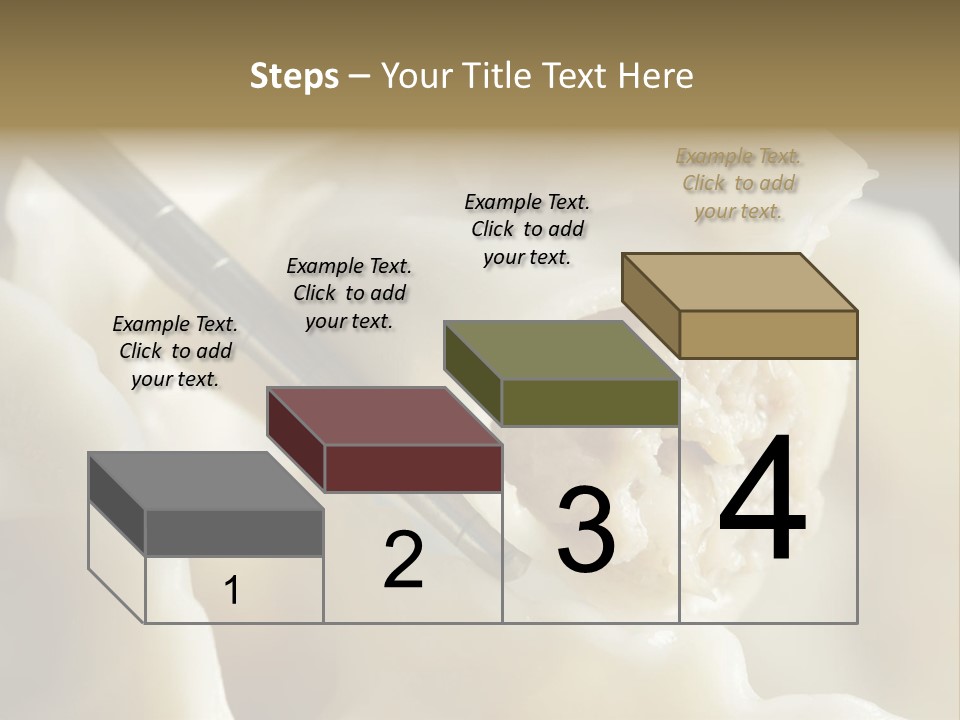 Plate Gourmet Vegetables PowerPoint Template