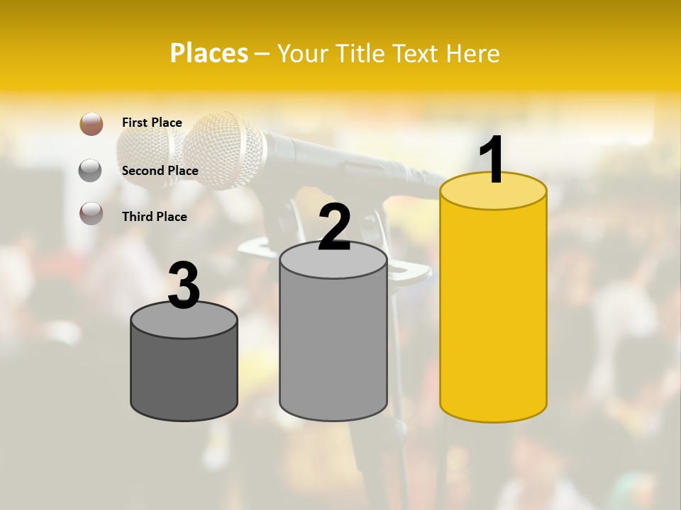 Scene People Center PowerPoint Template