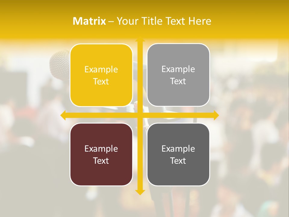 Scene People Center PowerPoint Template