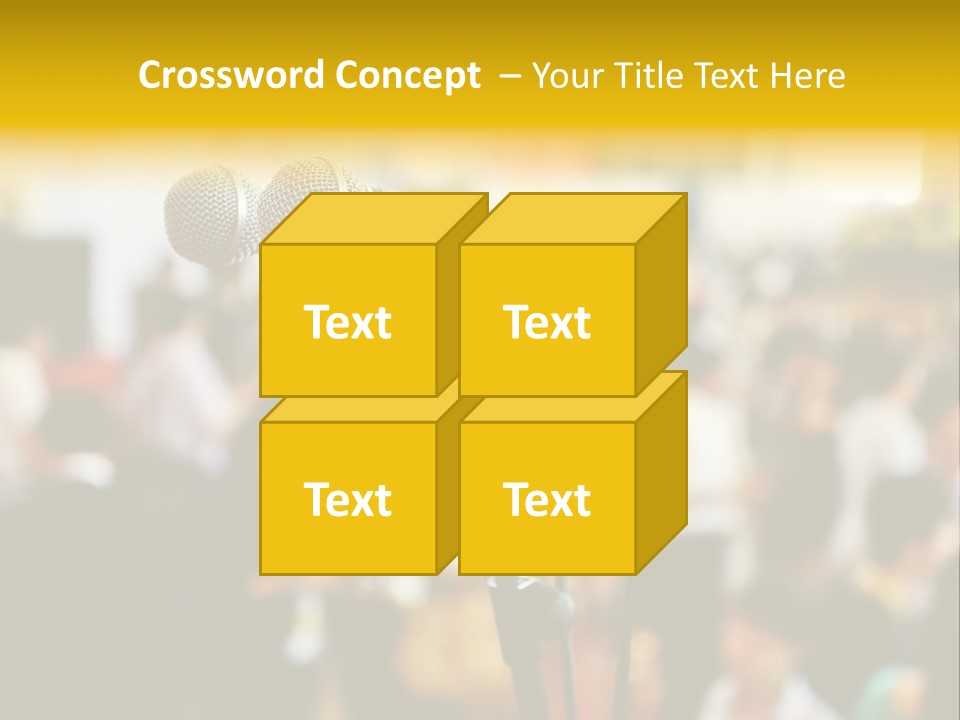 Scene People Center PowerPoint Template