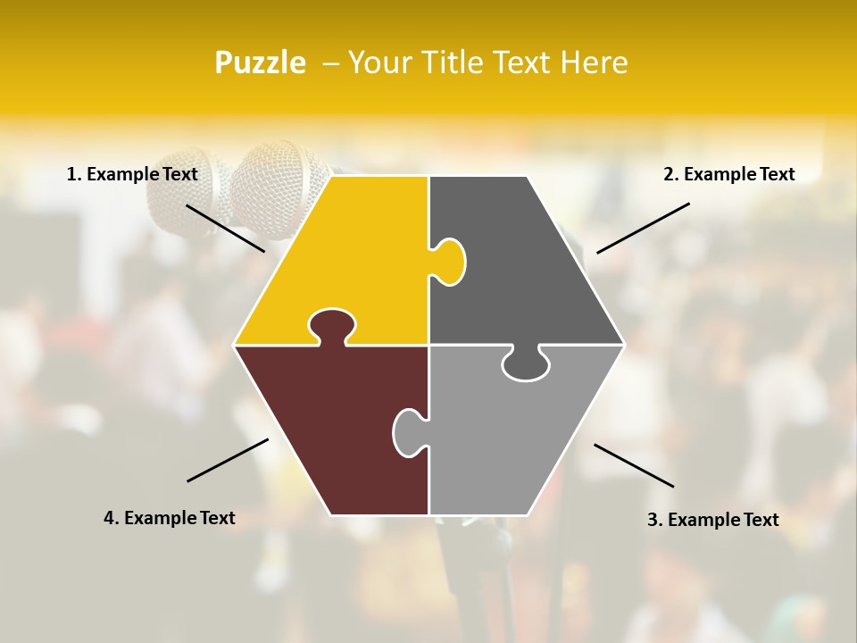 Scene People Center PowerPoint Template