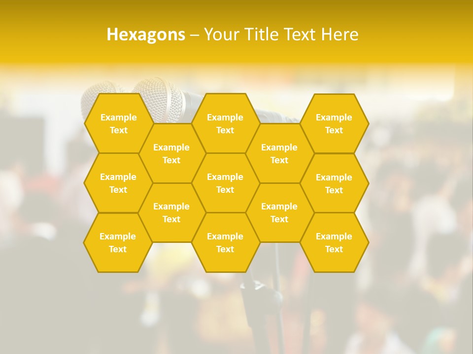 Scene People Center PowerPoint Template