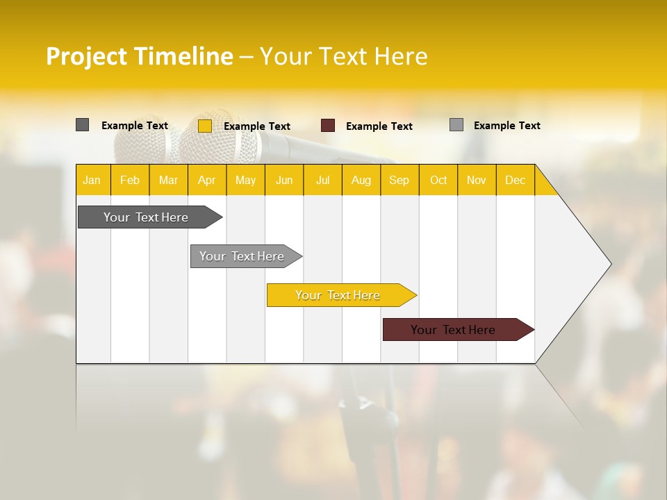 Scene People Center PowerPoint Template