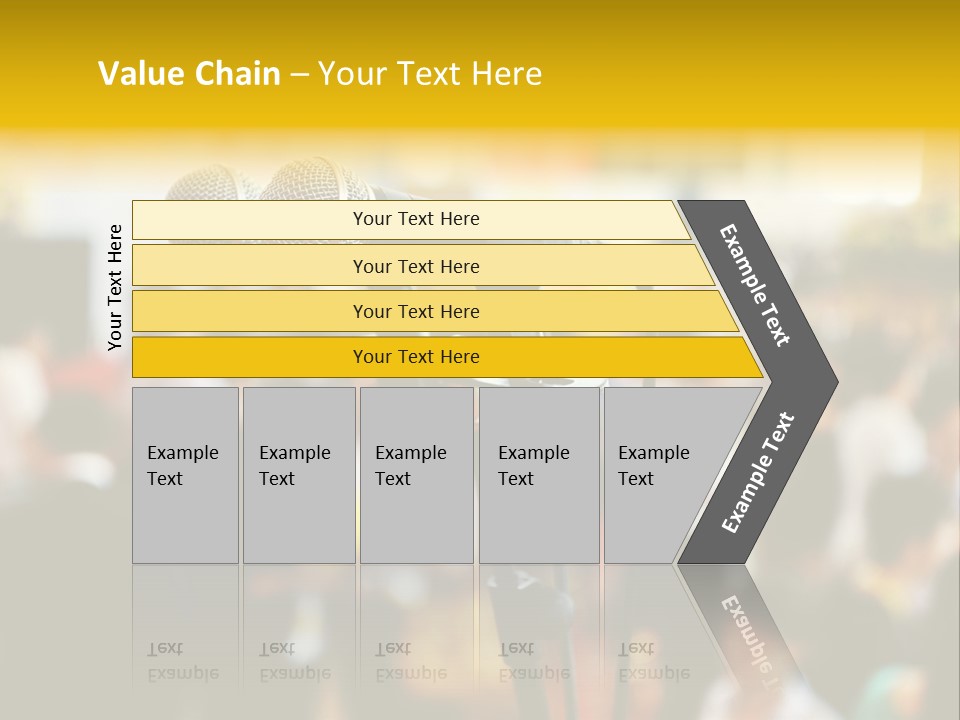 Scene People Center PowerPoint Template