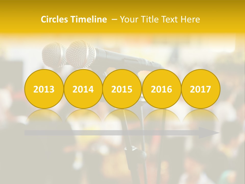Scene People Center PowerPoint Template