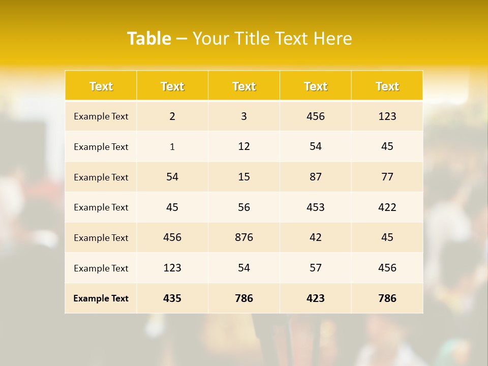 Scene People Center PowerPoint Template