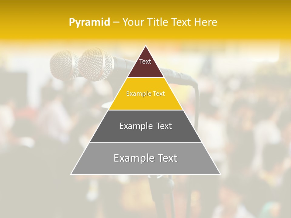 Scene People Center PowerPoint Template