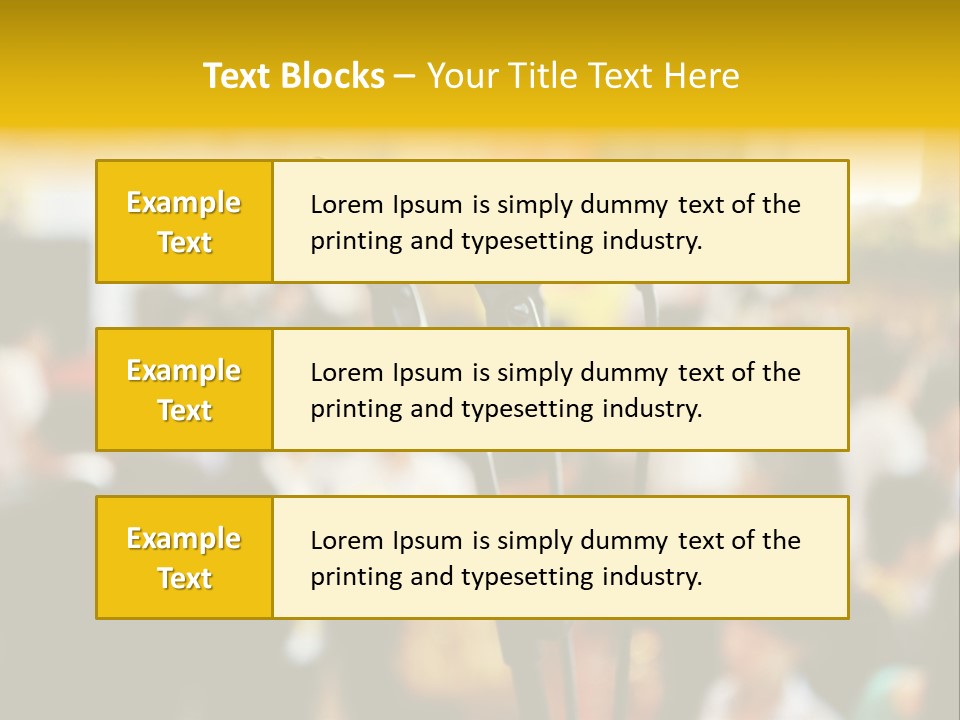 Scene People Center PowerPoint Template