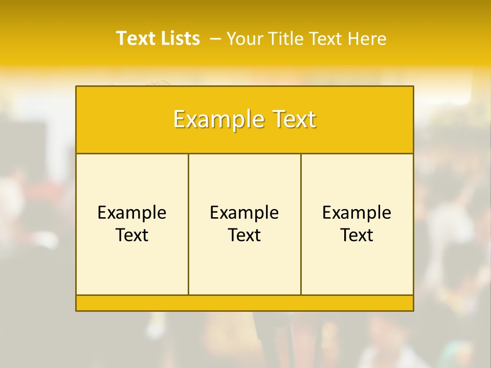 Scene People Center PowerPoint Template