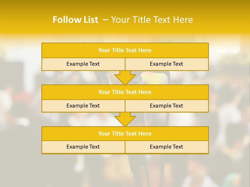 Scene People Center PowerPoint Template