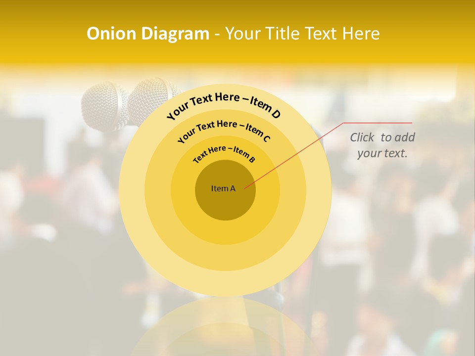 Scene People Center PowerPoint Template