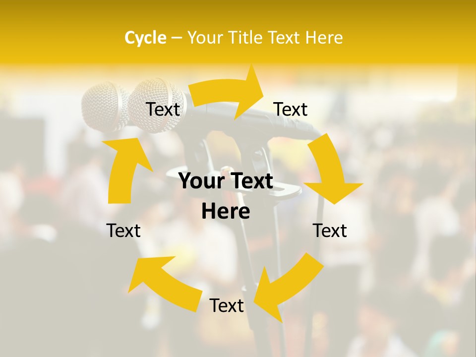 Scene People Center PowerPoint Template