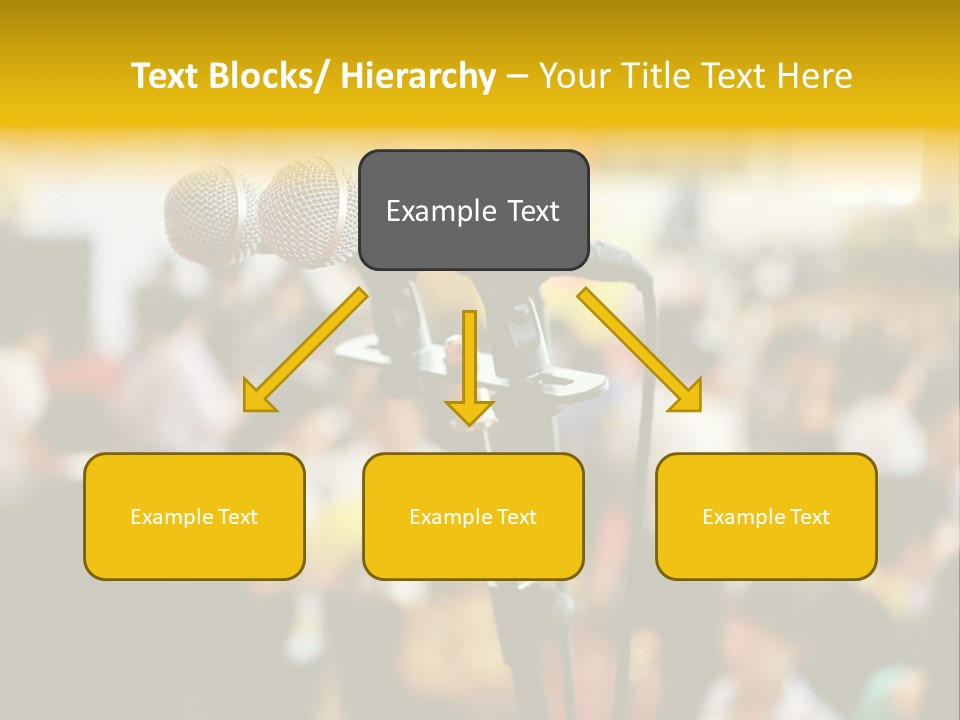 Scene People Center PowerPoint Template