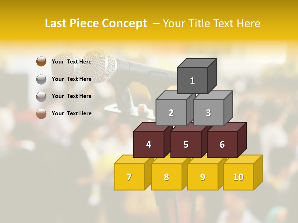 Scene People Center PowerPoint Template