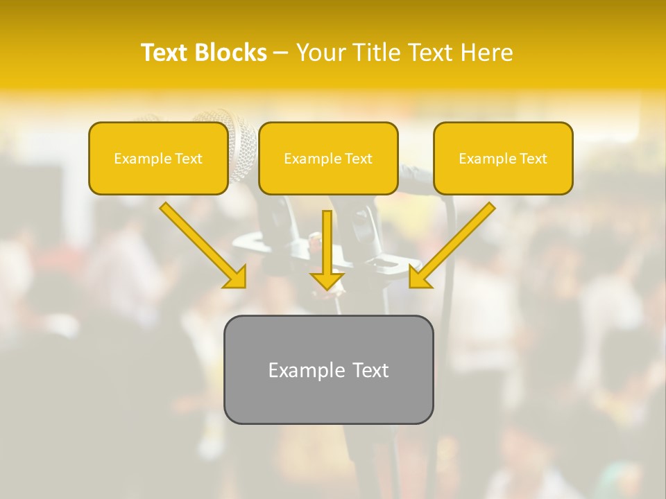 Scene People Center PowerPoint Template