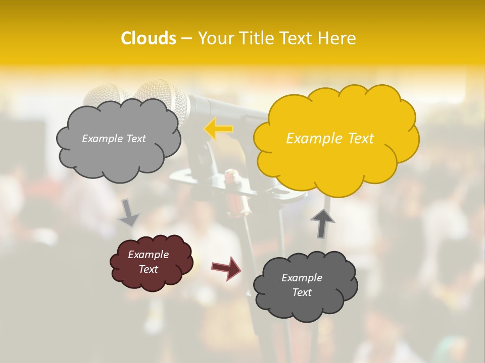 Scene People Center PowerPoint Template