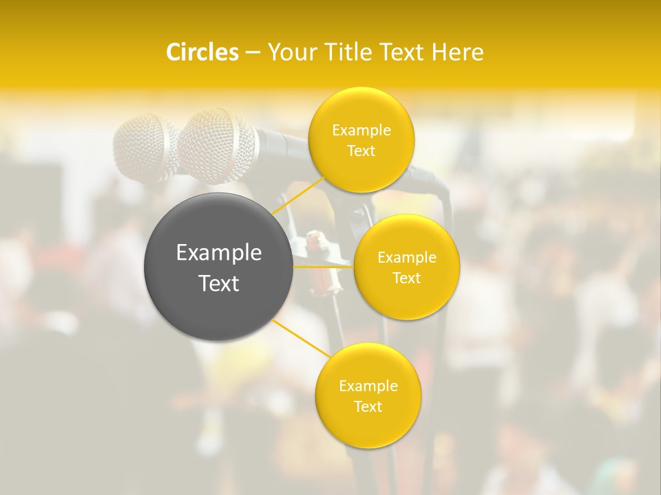 Scene People Center PowerPoint Template