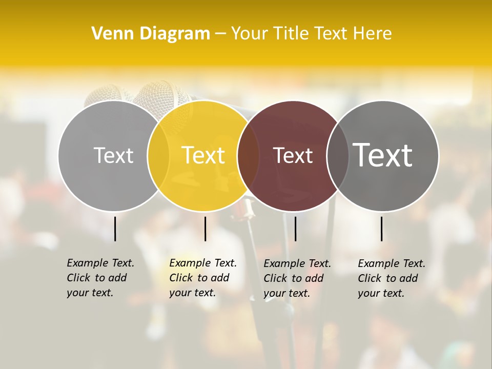 Scene People Center PowerPoint Template