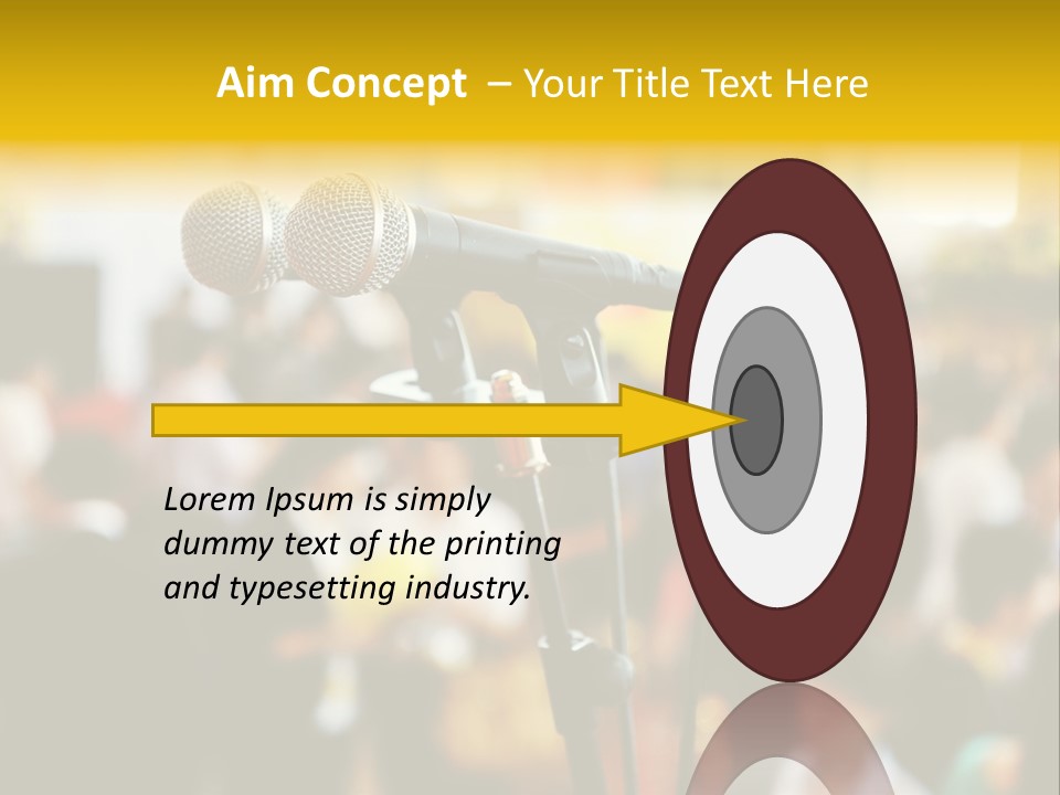 Scene People Center PowerPoint Template