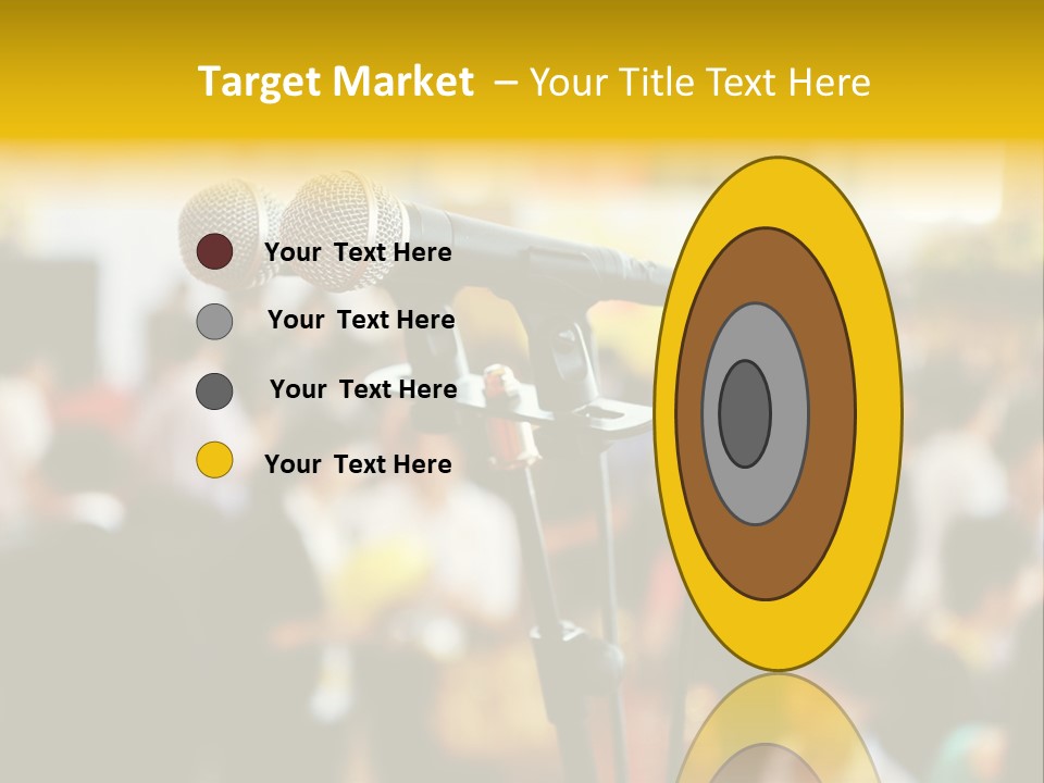 Scene People Center PowerPoint Template