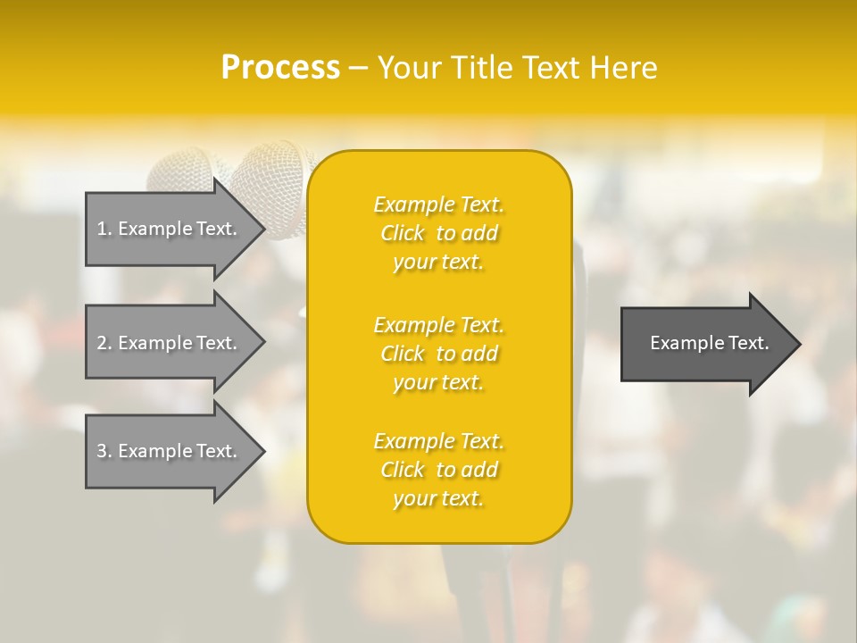 Scene People Center PowerPoint Template