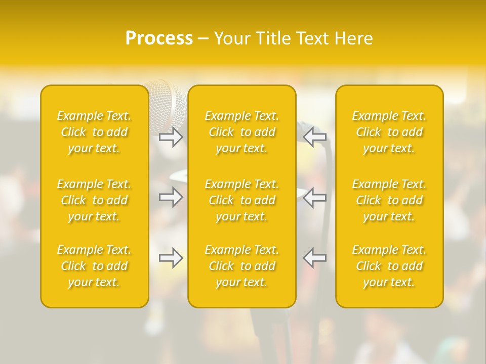 Scene People Center PowerPoint Template