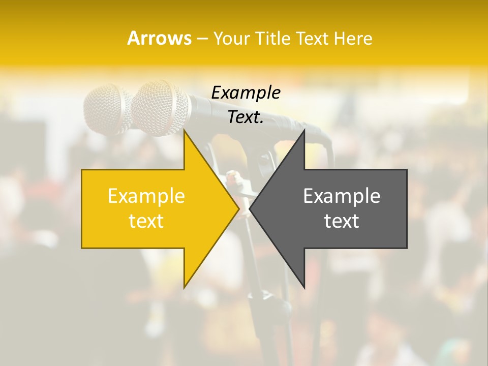 Scene People Center PowerPoint Template